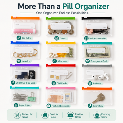 Luvola MediMate™ - Weekly  Pill Organizer